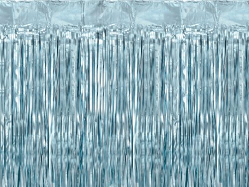 Parti függöny, kék, 100x200cm