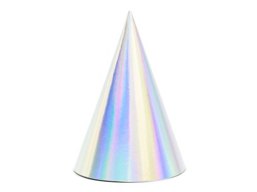 Buli sapkák, irizáló, 16cm (1 db / 6 db.)