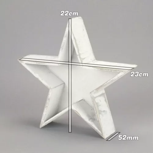 Fa csillag tál - szürke