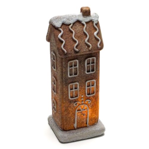 Mézeskalács emeletes házikó - világítós