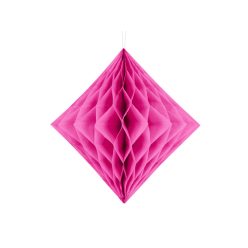 Honeycomb Diamond, sötét rózsaszín, 20cm