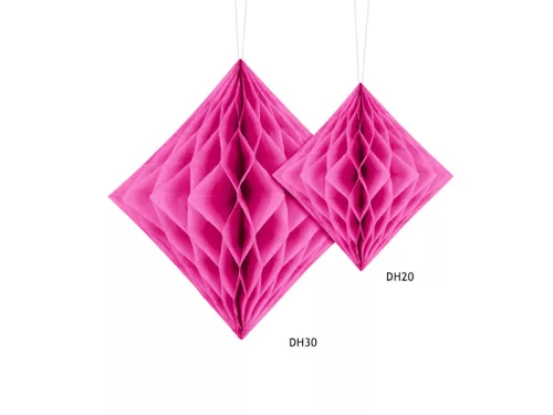 Honeycomb Diamond, sötét rózsaszín, 20cm