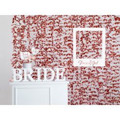 Fa R betű, fehér, 19,5x20 cm