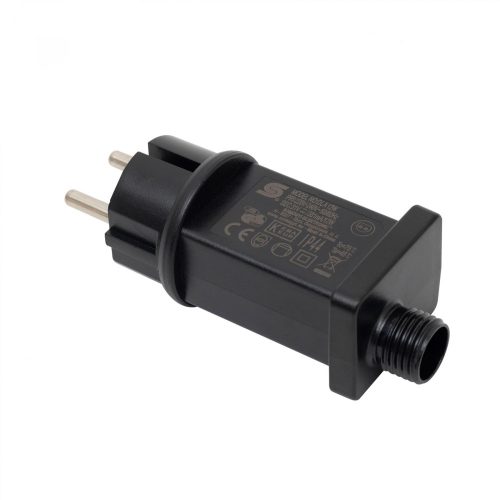  12W hálózati adapter fényfüzérekhez,  IP44