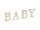 Fa felirat BABY, 16,5-21,5x19,5 cm