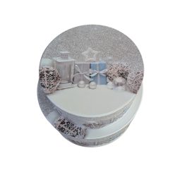 Kör alakú díszdoboz szett 2db / cs