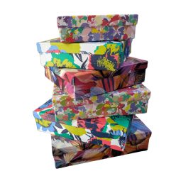 Színes díszdobozok - 6db 