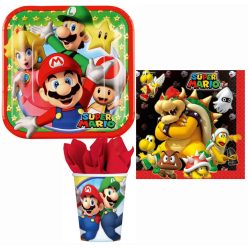   Super Mario Mushroom World party szett 36 db-os 18 cm-es tányérral