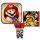 Super Mario Mushroom World party szett 36 db-os 23 cm-es tányérral