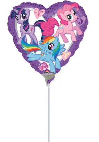 Én kicsi pónim Heart mini fólia lufi 23 cm (WP)