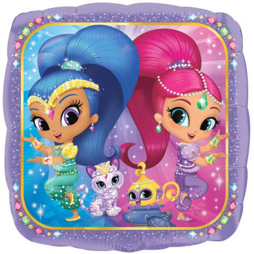 Shimmer és Shine Magic fólia lufi 43 cm