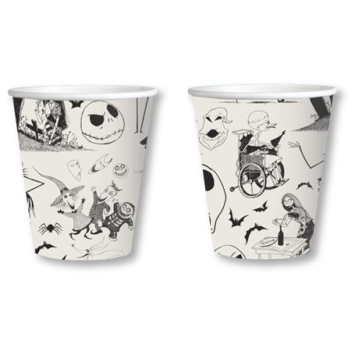 Karácsonyi lidércnyomás papír pohár 8 db-os 250 ml