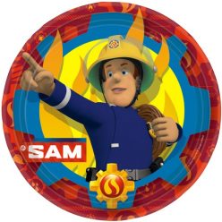 Sam a tűzoltó Fire papírtányér 8 db-os 23 cm