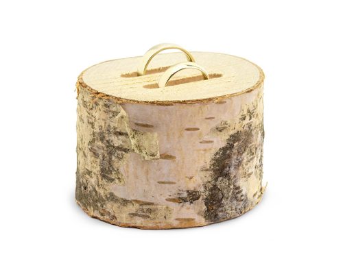 Fa gyűrűtartó, 6cm
