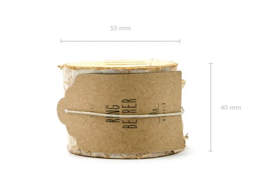 Fa gyűrűtartó, 6cm