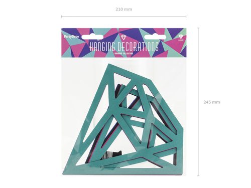 Dekorációk Gyémántok, mix (1 db / 8 db.)