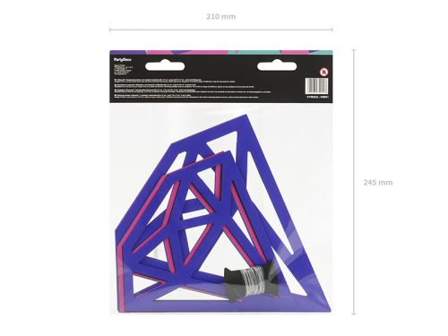 Dekorációk Gyémántok, mix (1 db / 8 db.)