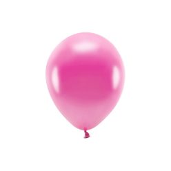 Eco Balloons 26cm metál, fukszia (1 db / 100 db.)