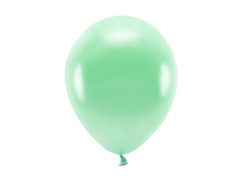 Eco Balloons 26cm metál, menta (1 db / 10 db.)