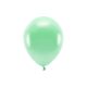 Eco Balloons 26cm metál, menta (1 db / 100 db.)