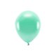 Eco Balloons 26cm metál, sötét menta (1 db / 10 db.)