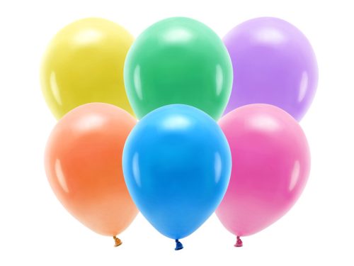 Eco Balloons 26cm pasztell, mix (1 pkt / 10 db.)