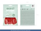 Eco Balloons 26cm pasztell, piros (1 db / 10 db.)