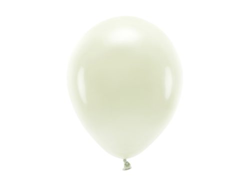 Eco Balloons 26cm pasztell, krémszínű (1 pkt / 10 db.)