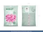 Eco Balloons 26cm pasztell, rózsaszín (1 db / 100 db.)