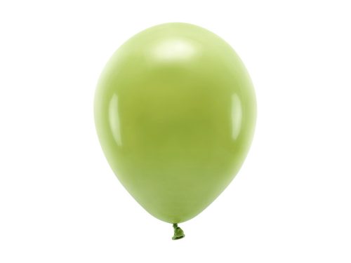 Eco Balloons 26 cm pasztell, olíva zöld (1 pkt / 10 db.)