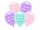 Eco Balloons 26 cm, Boldog születésnapot, rózsaszín (1 db / 5 db)