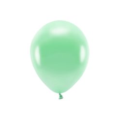 Eco Balloons 30cm metál, menta (1 db / 10 db.)