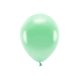 Eco Balloons 30cm metál, menta (1 db / 10 db.)