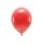 Eco Balloons 30cm pasztell, piros (1 db / 10 db.)