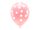 Pasztell Eco Balloons 33 cm, Dots, világos rózsaszín (1 db / 6 db)