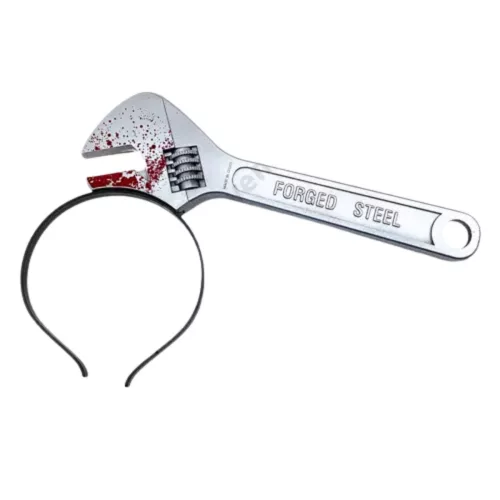 Véres  csavarkulcs halloweeni fejdísz / hajpánt