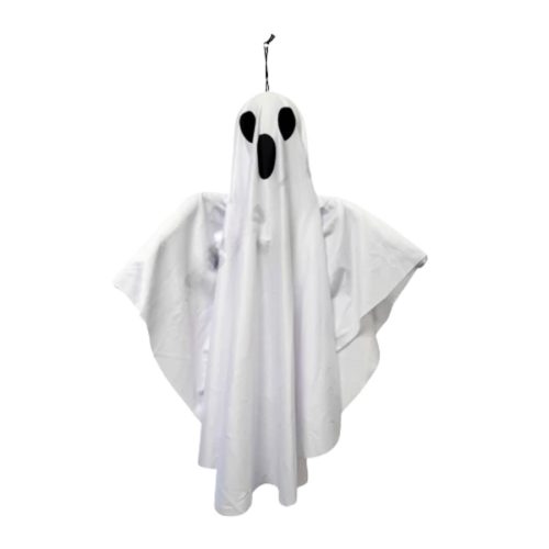 Halloweeni szellem, rázkódik és hangot ad ki - függő dekoráció