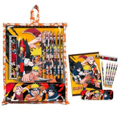 Naruto írószer szett tartóval
