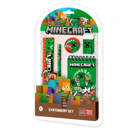 Minecraft Boom írószer szett 5 db-os