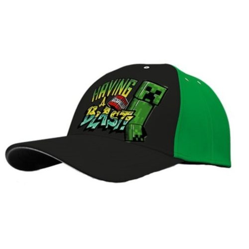 Gyereksapka Minecraft Having a Blast - sötétzöld