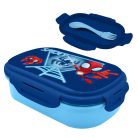 Pókember Blue Web szendvicsdoboz + evőeszköz szett