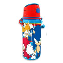   Sonic a sündisznó Prime alumínium kulacs akasztóval 600 ml