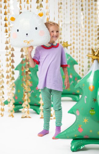 Foil balloon Polar bear, 51x45cm, mix