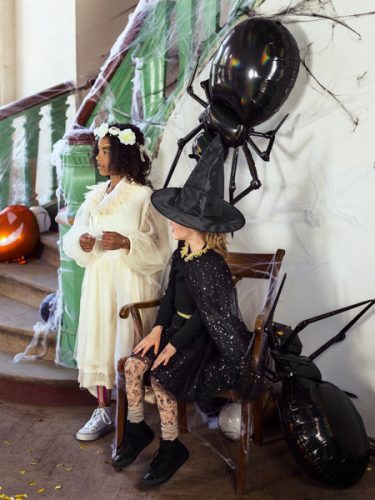 Spider fólia lufi, 60x101cm, fekete