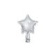 Fólia lufi Stars, 12cm, ezüst (1 db / 25 db.)
