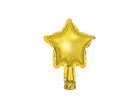 Fólia lufi Stars, 12cm, arany (1 pkt / 25 db.)