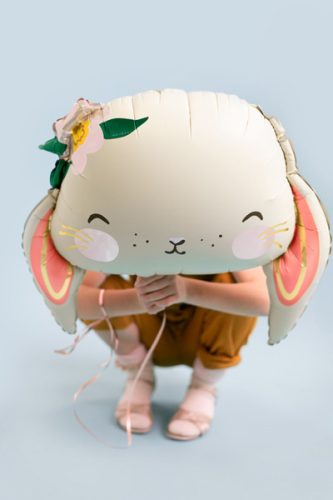 Fólia lufi Nyúl, 65x55 cm, mix