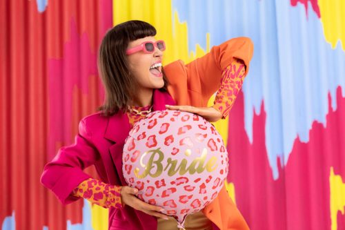 Foil balloon Bride, 45 cm, mix