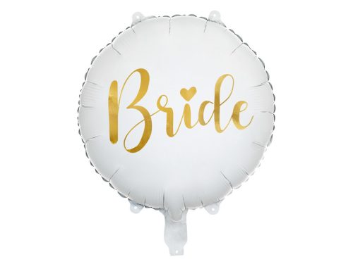 Fólia lufi Bride 45cm, fehér