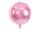 Fólia ballon labda, 40cm, világos rózsaszín